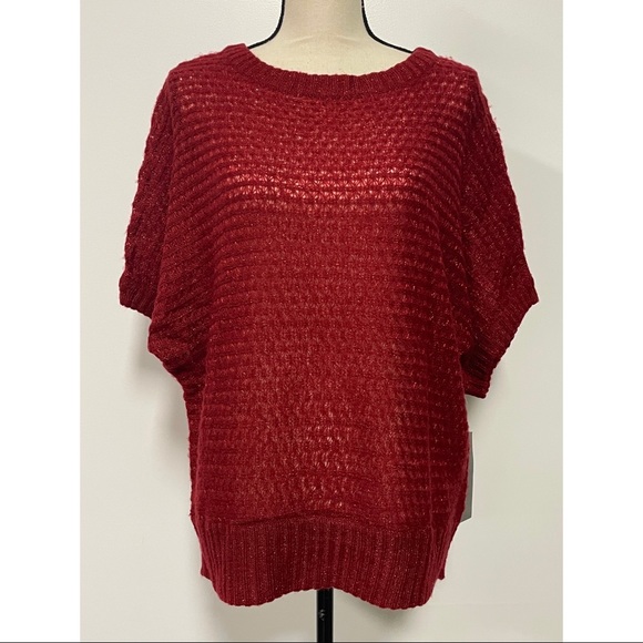 NY Collection Sweaters - NWT NY Collection Red Sweater Size L